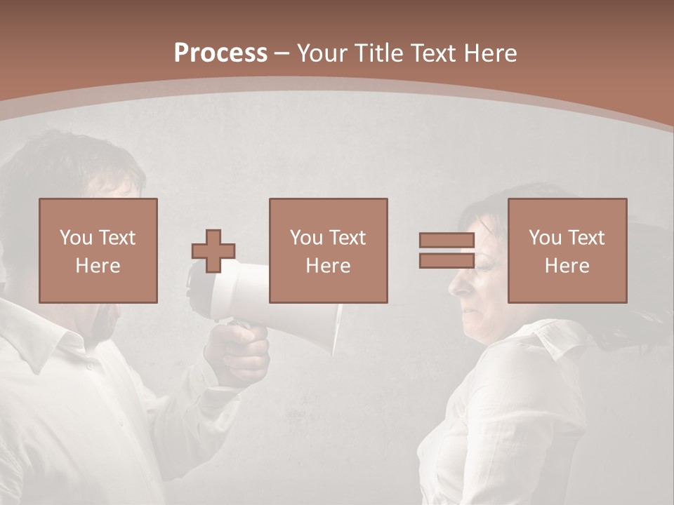 Quarrel Tool Megaphone PowerPoint Template