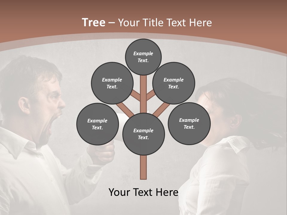 Quarrel Tool Megaphone PowerPoint Template