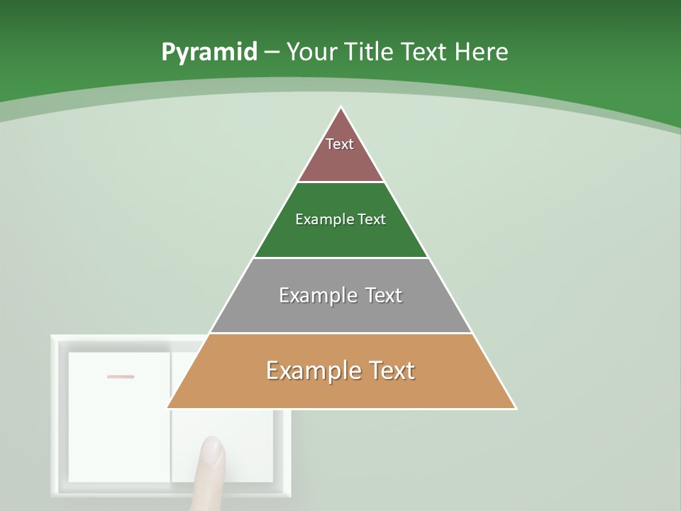 Save White Green PowerPoint Template
