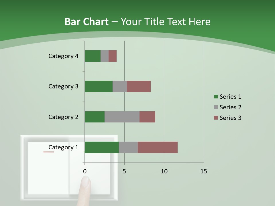 Save White Green PowerPoint Template