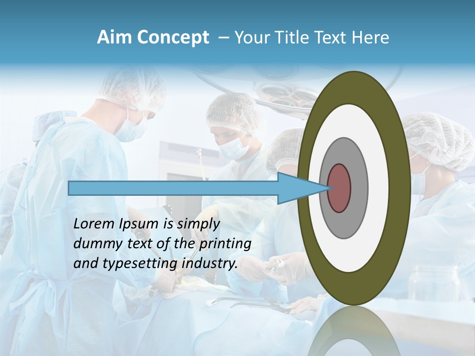 Lamp Assistance Treatment PowerPoint Template
