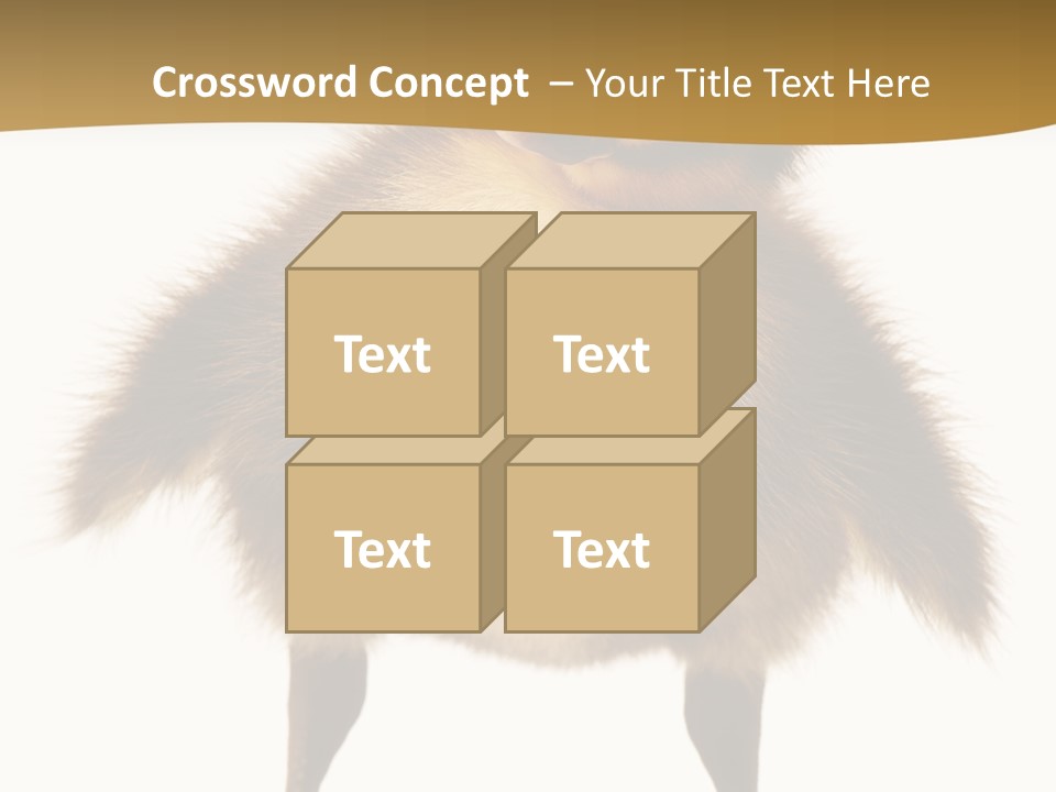 Vertebrate Duckling Closeup PowerPoint Template