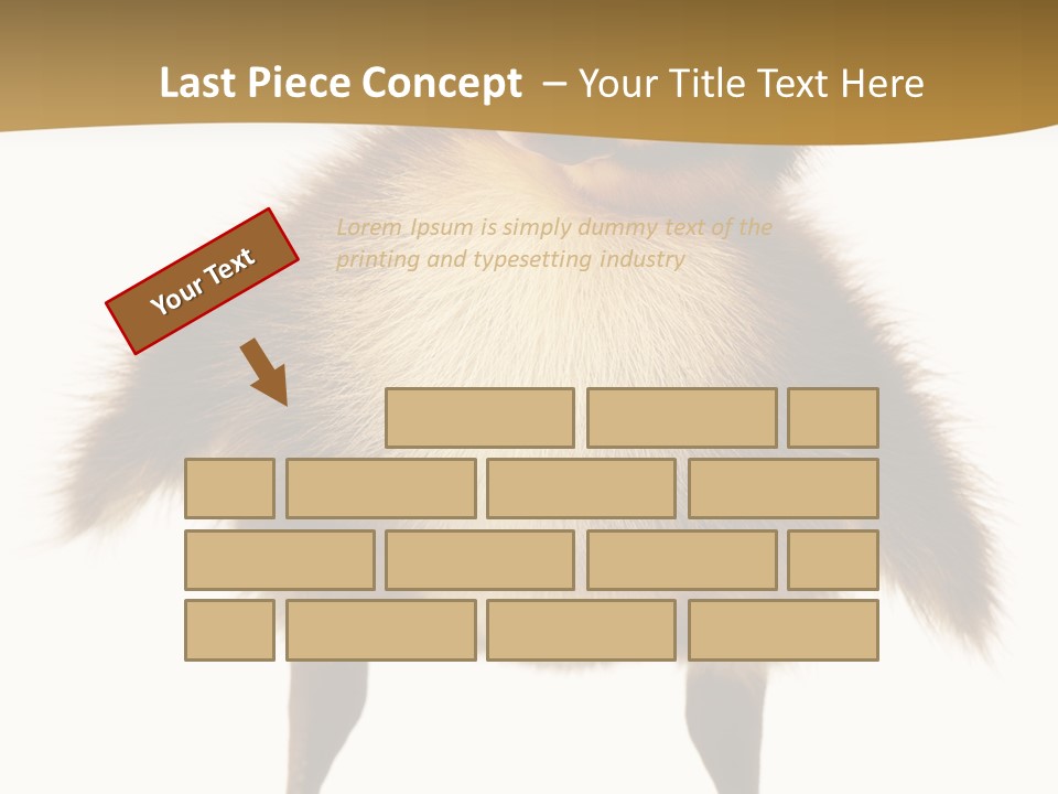 Vertebrate Duckling Closeup PowerPoint Template