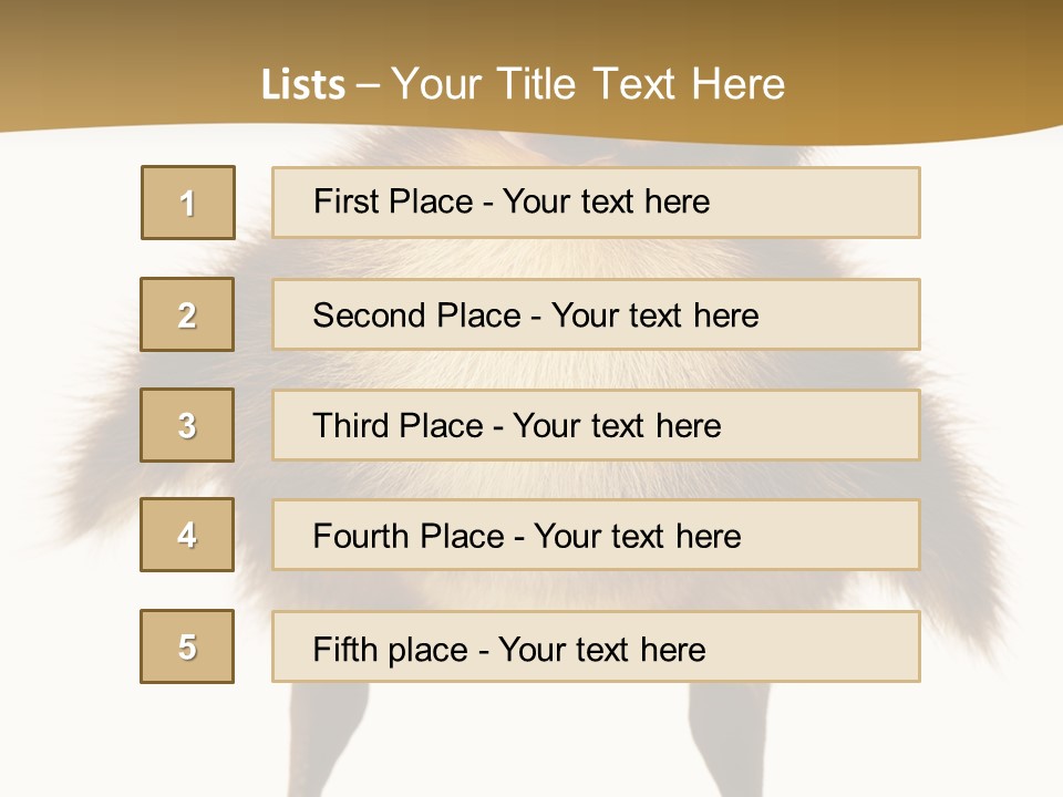 Vertebrate Duckling Closeup PowerPoint Template
