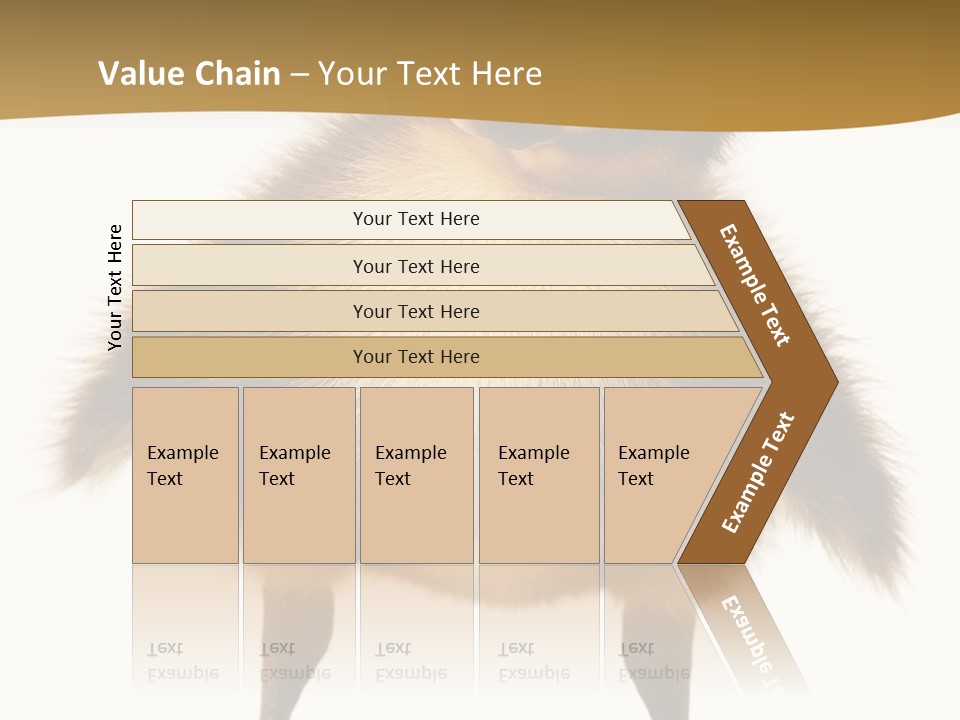 Vertebrate Duckling Closeup PowerPoint Template