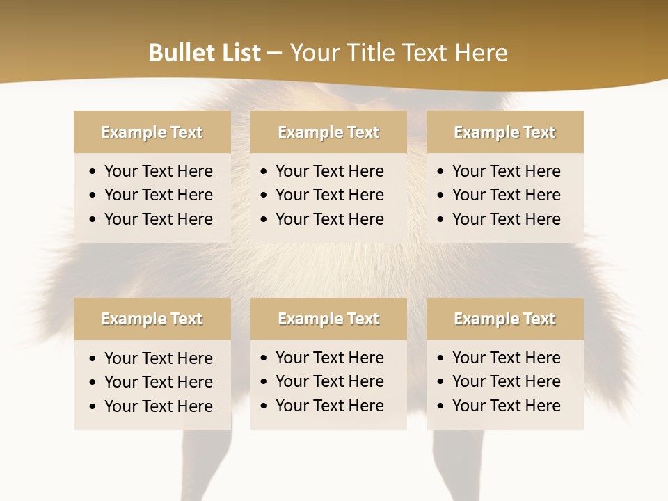 Vertebrate Duckling Closeup PowerPoint Template