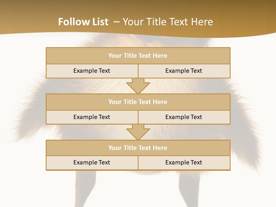 Vertebrate Duckling Closeup PowerPoint Template