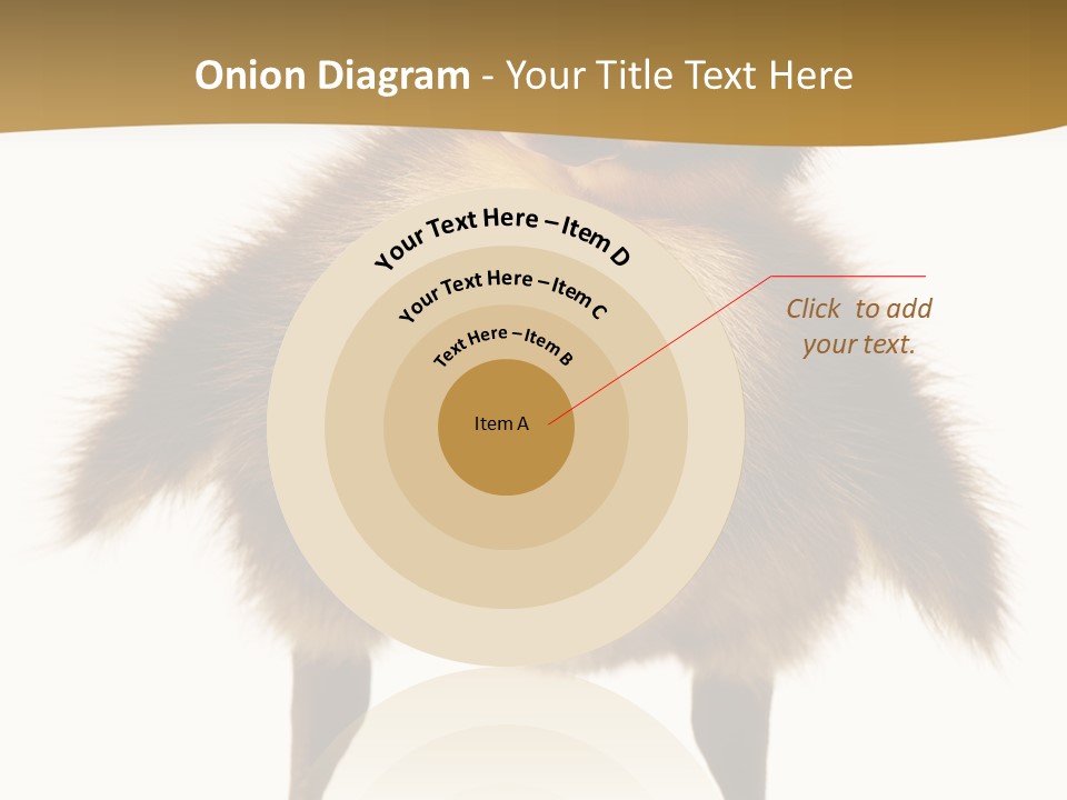 Vertebrate Duckling Closeup PowerPoint Template