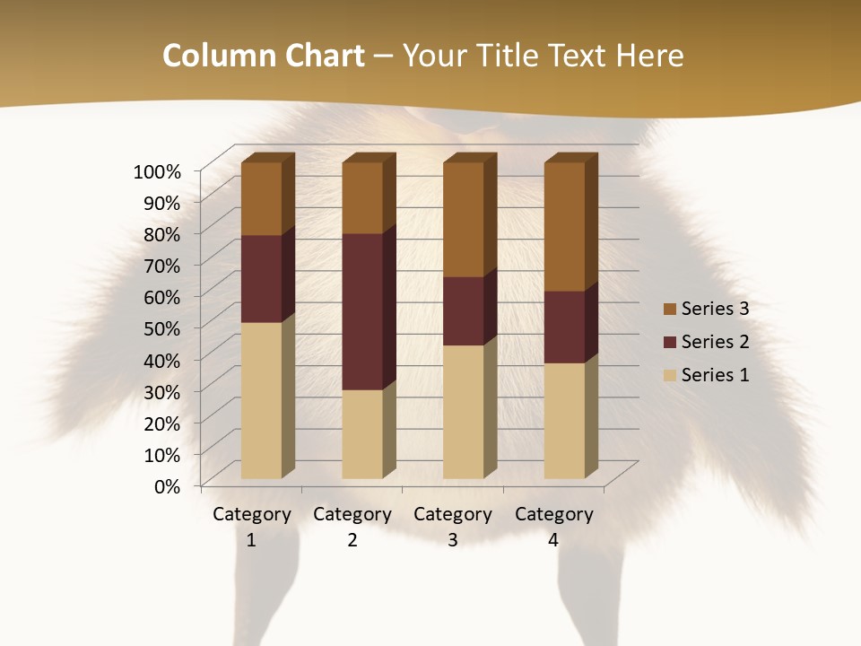 Vertebrate Duckling Closeup PowerPoint Template