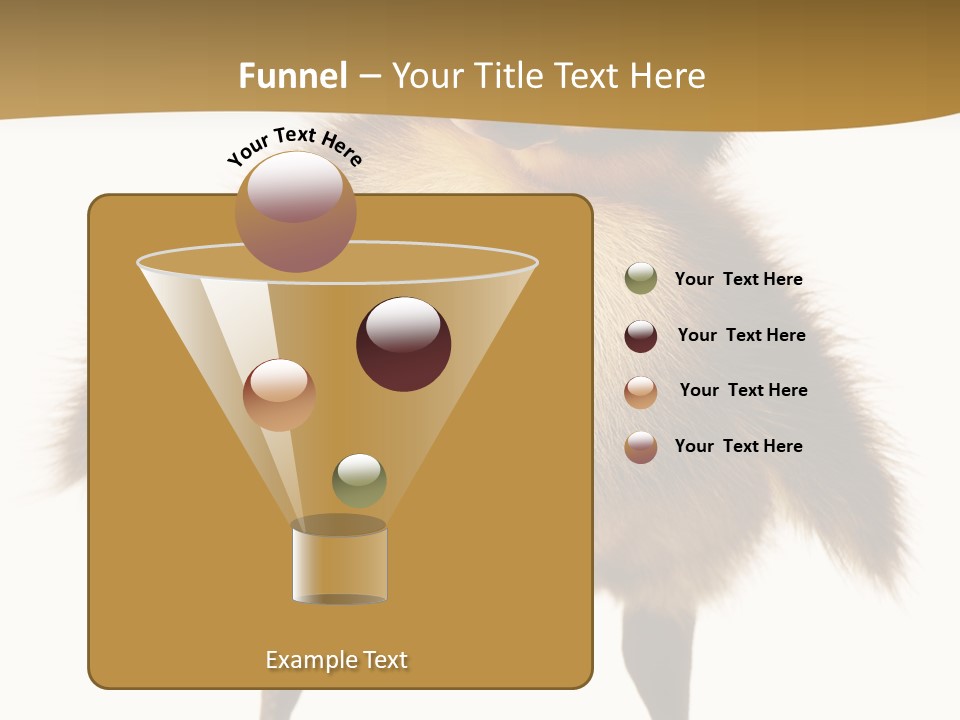 Vertebrate Duckling Closeup PowerPoint Template