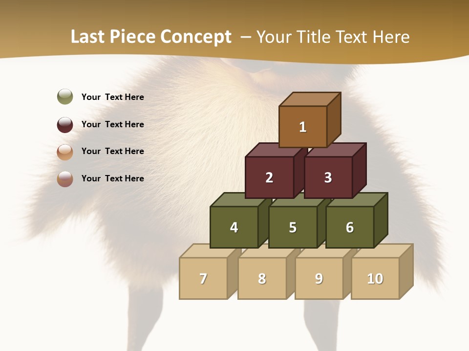 Vertebrate Duckling Closeup PowerPoint Template