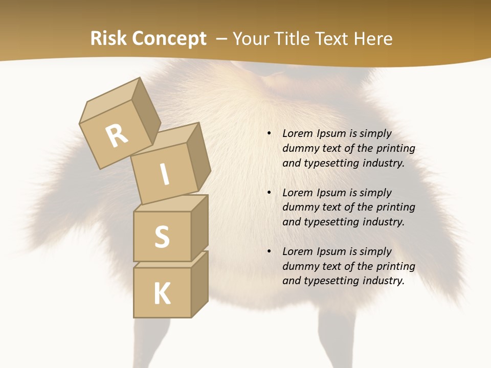 Vertebrate Duckling Closeup PowerPoint Template