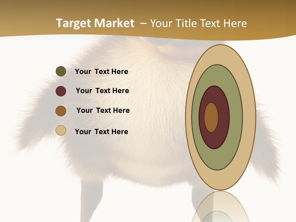 Vertebrate Duckling Closeup PowerPoint Template