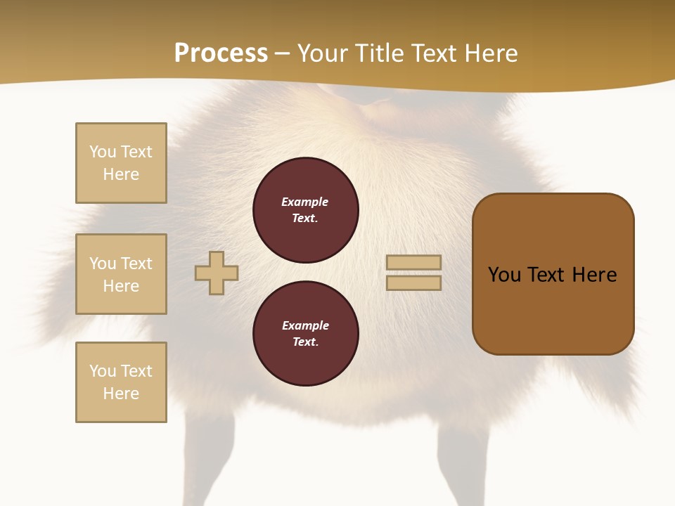 Vertebrate Duckling Closeup PowerPoint Template