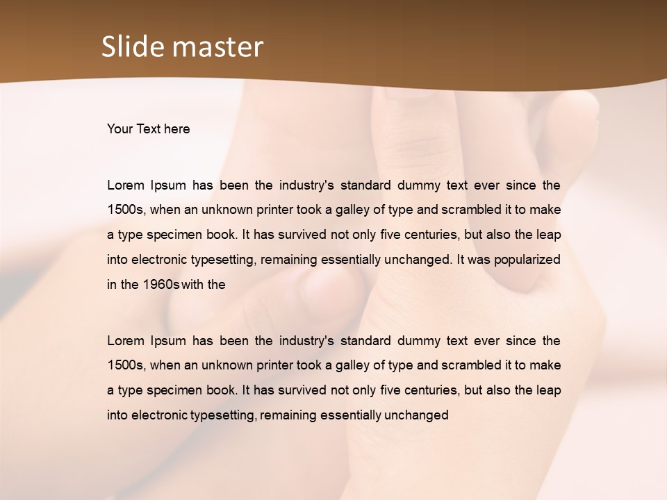 Therapist Flow Rejuvenate PowerPoint Template