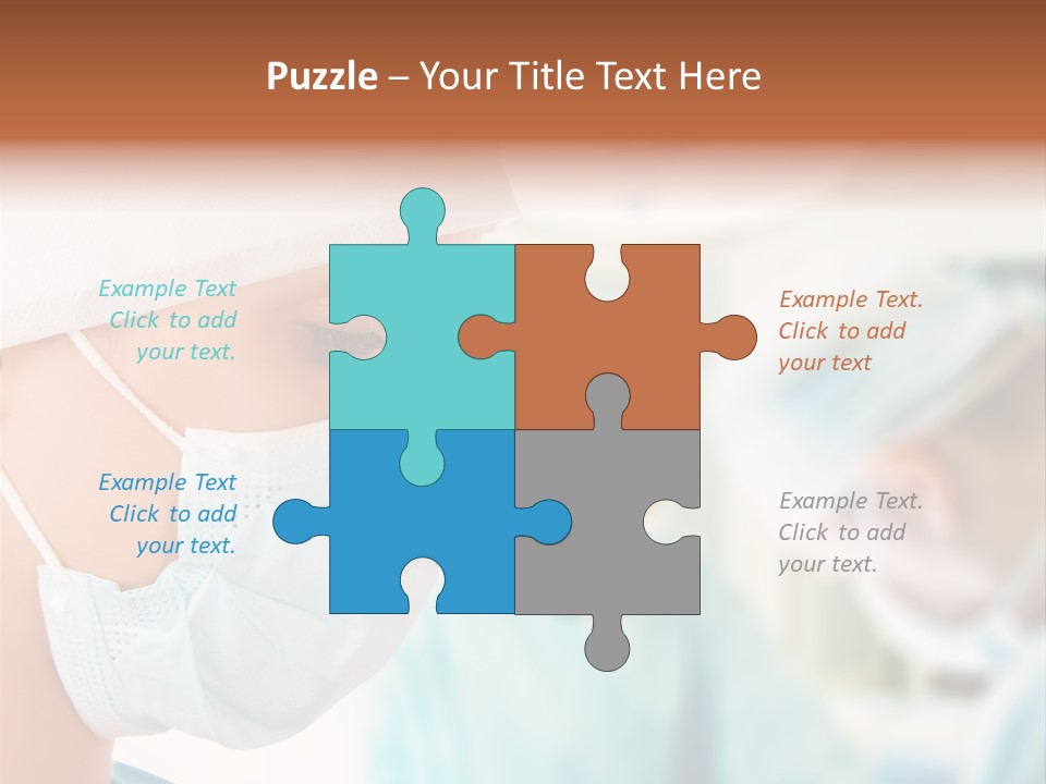 Indoor Assistance Portrait PowerPoint Template