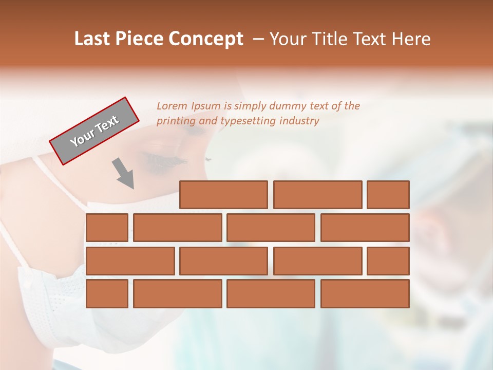 Indoor Assistance Portrait PowerPoint Template