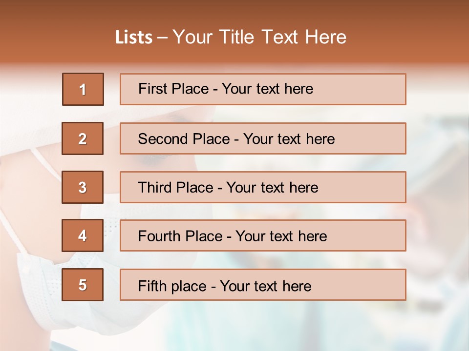 Indoor Assistance Portrait PowerPoint Template