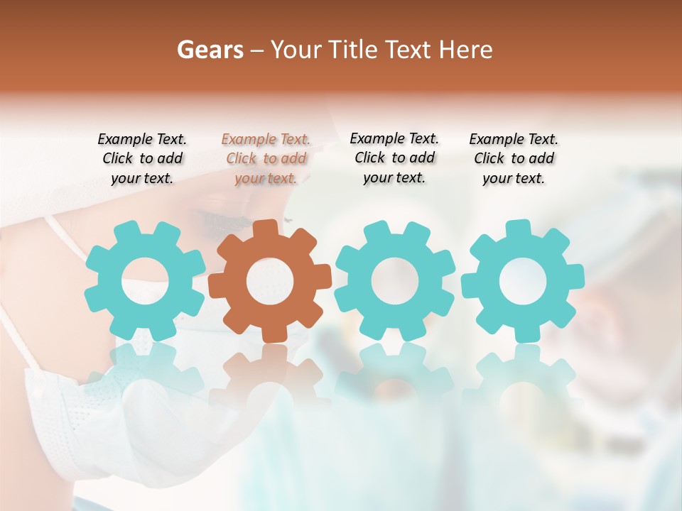 Indoor Assistance Portrait PowerPoint Template