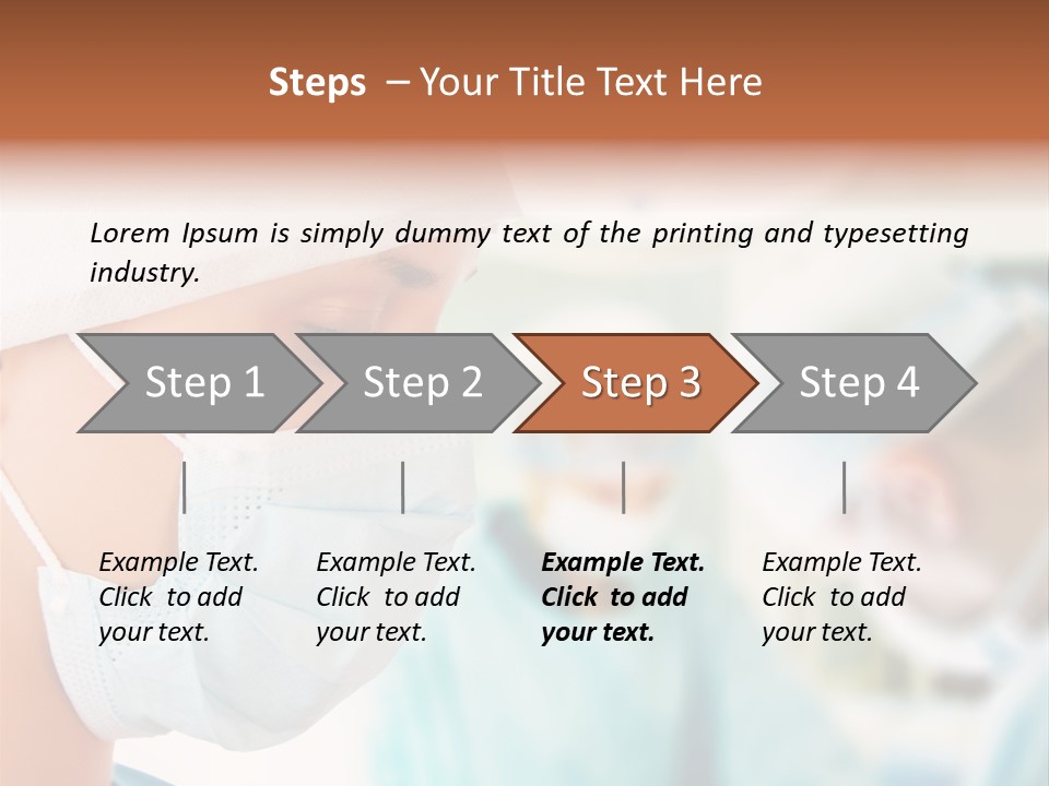 Indoor Assistance Portrait PowerPoint Template