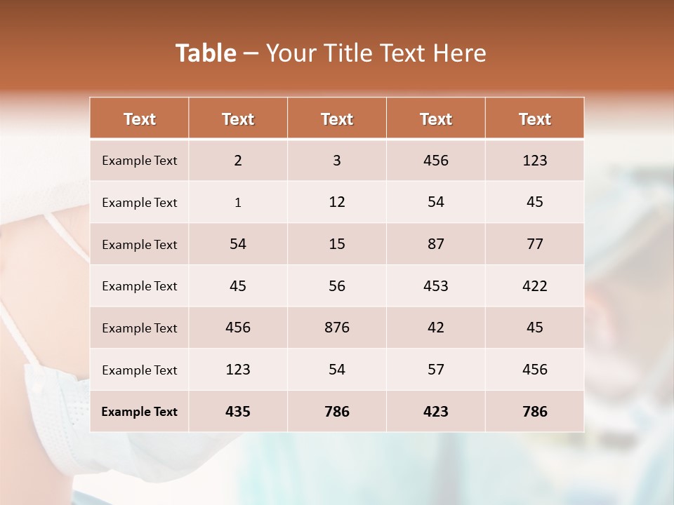 Indoor Assistance Portrait PowerPoint Template