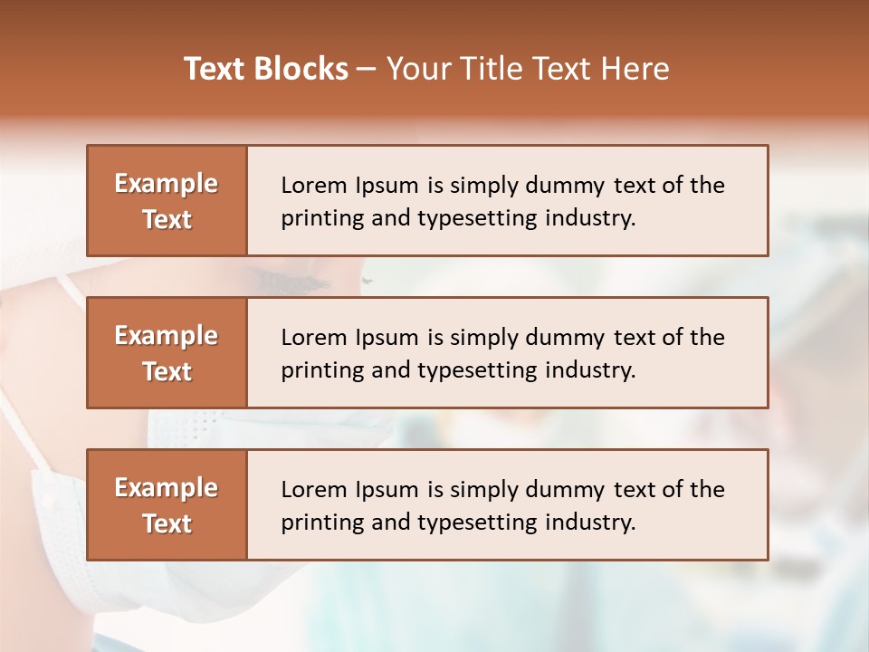 Indoor Assistance Portrait PowerPoint Template