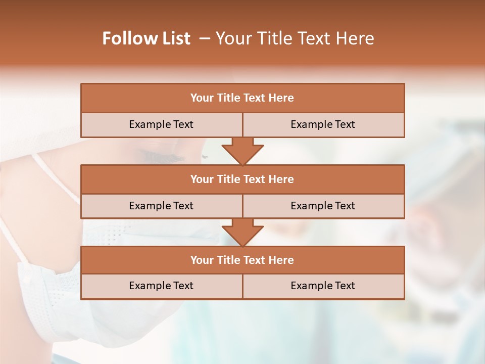 Indoor Assistance Portrait PowerPoint Template