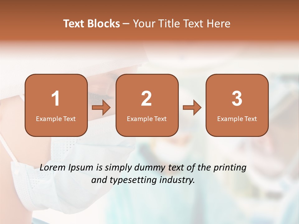 Indoor Assistance Portrait PowerPoint Template
