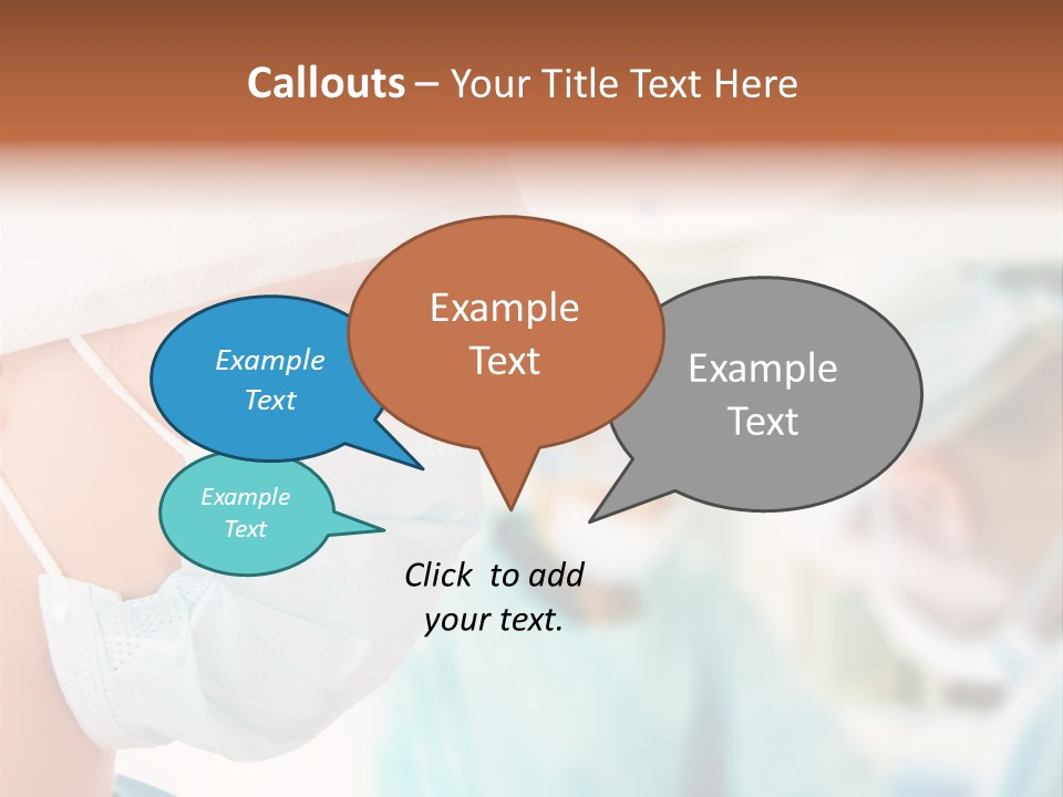 Indoor Assistance Portrait PowerPoint Template