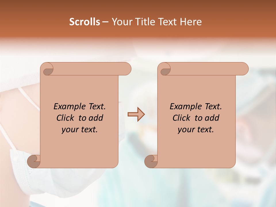 Indoor Assistance Portrait PowerPoint Template