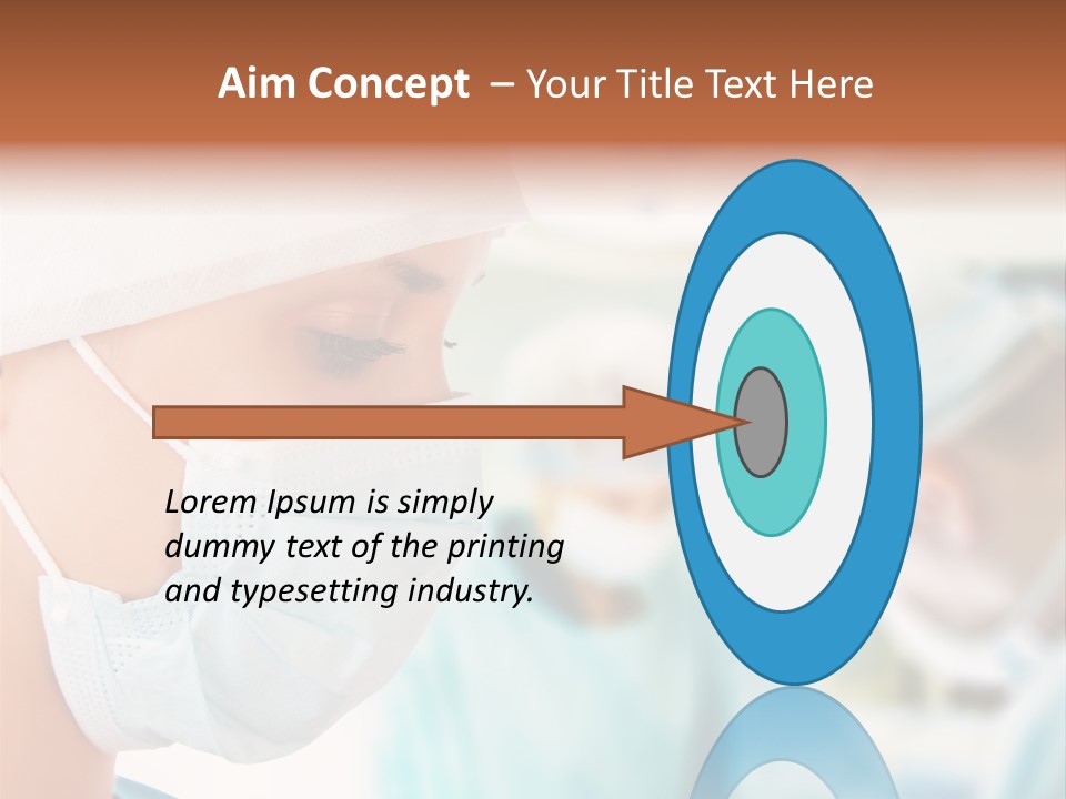 Indoor Assistance Portrait PowerPoint Template