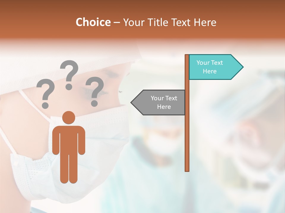 Indoor Assistance Portrait PowerPoint Template