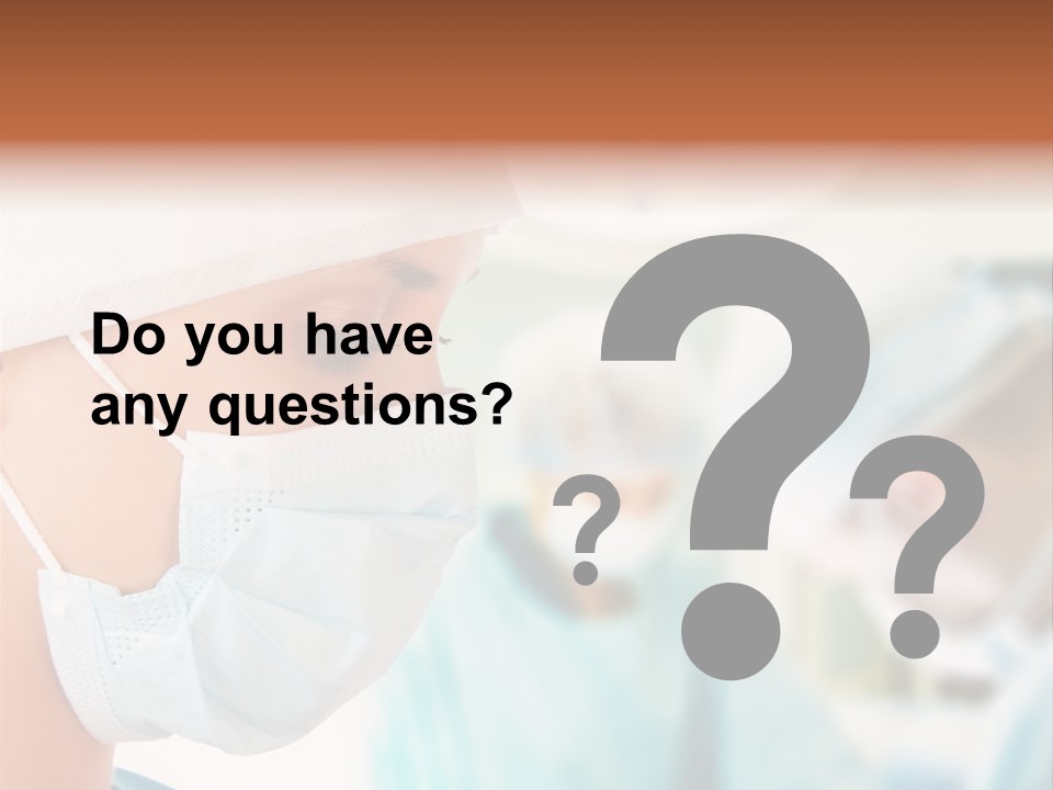 Indoor Assistance Portrait PowerPoint Template