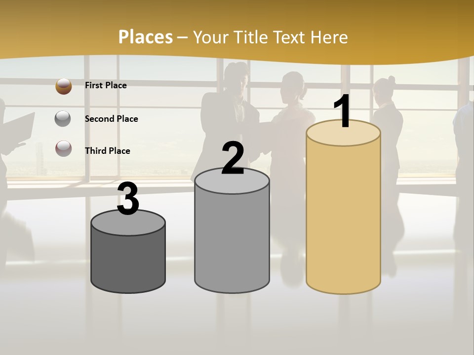 Staff Partnership Glass PowerPoint Template