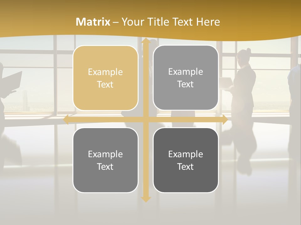 Staff Partnership Glass PowerPoint Template