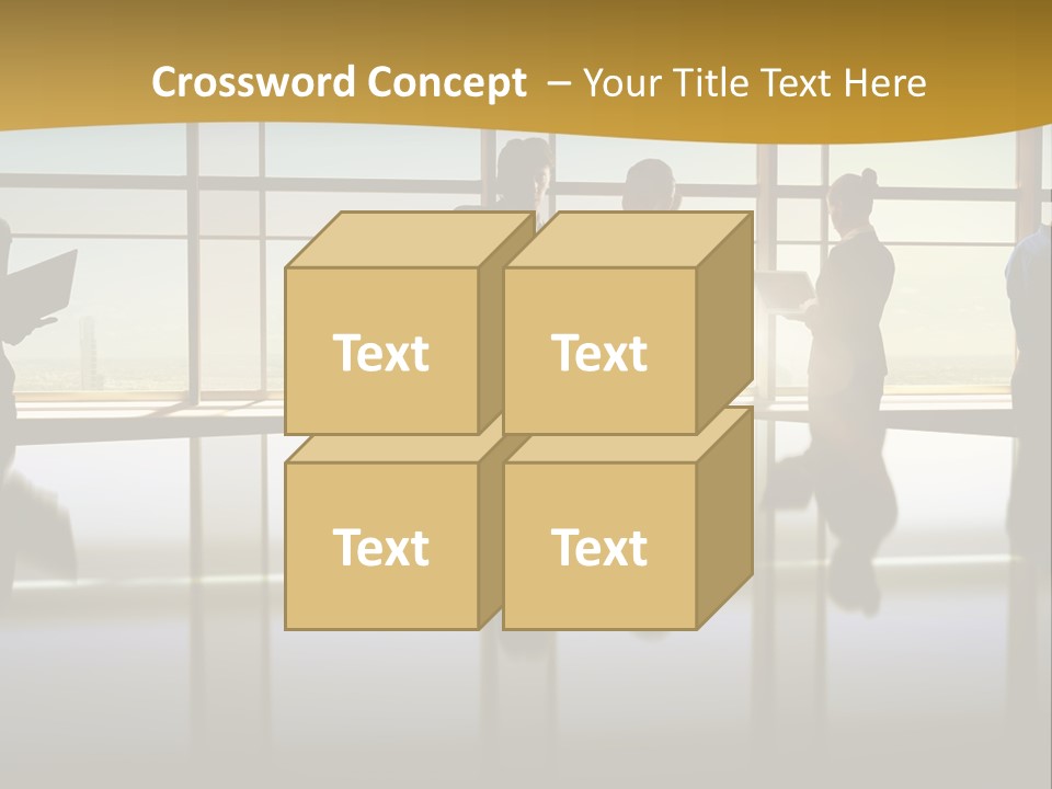 Staff Partnership Glass PowerPoint Template