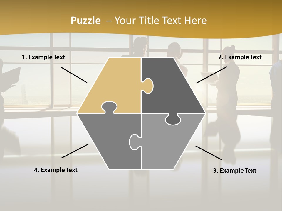 Staff Partnership Glass PowerPoint Template