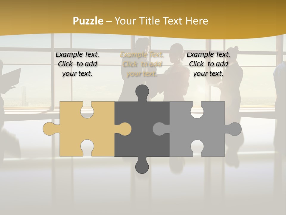 Staff Partnership Glass PowerPoint Template