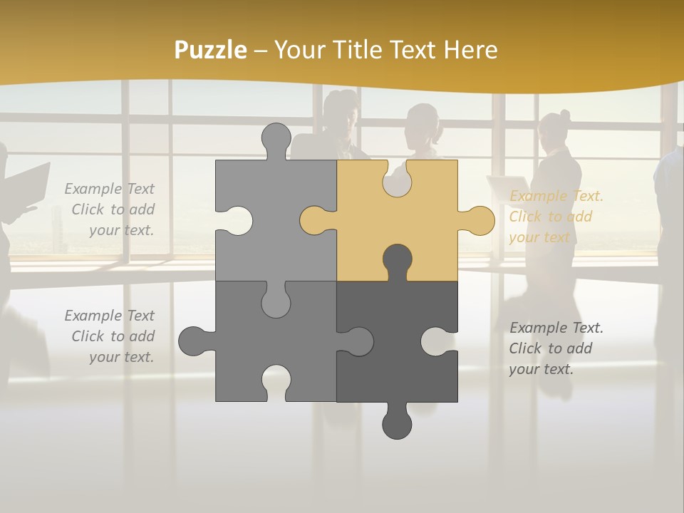 Staff Partnership Glass PowerPoint Template