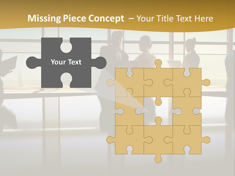 Staff Partnership Glass PowerPoint Template