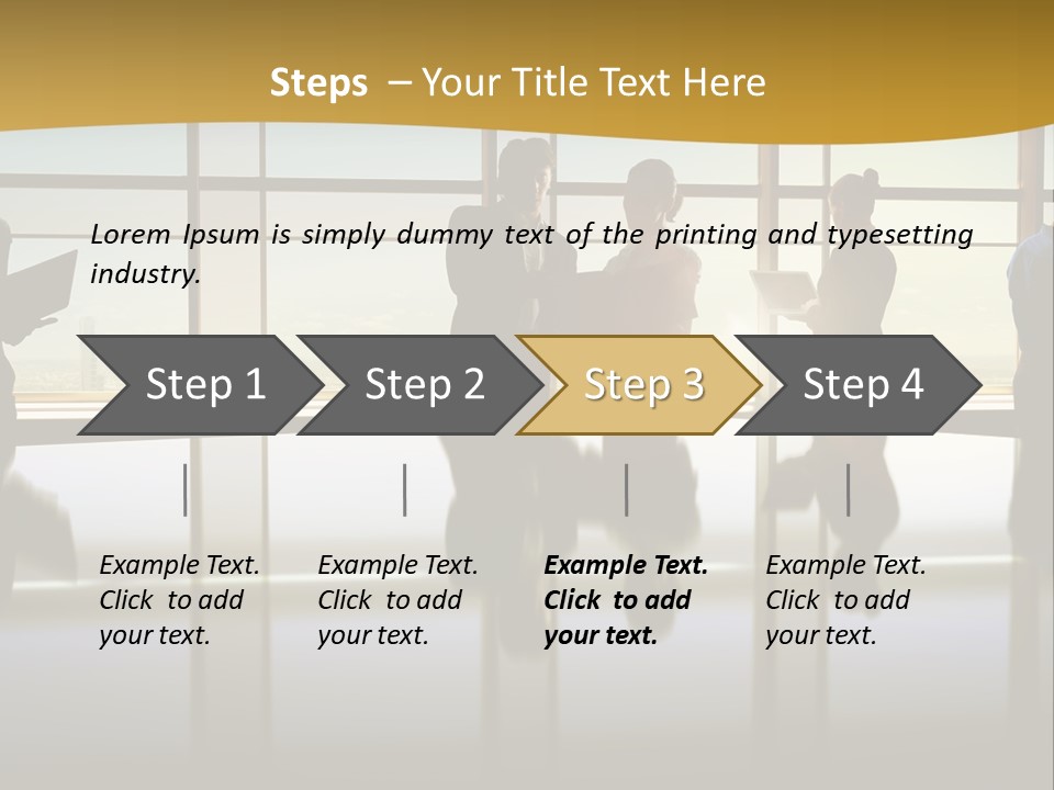Staff Partnership Glass PowerPoint Template