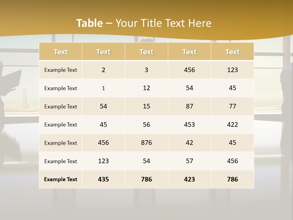 Staff Partnership Glass PowerPoint Template