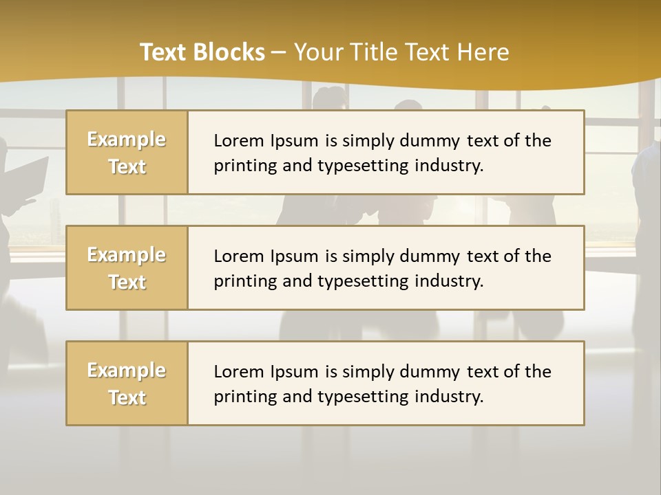 Staff Partnership Glass PowerPoint Template