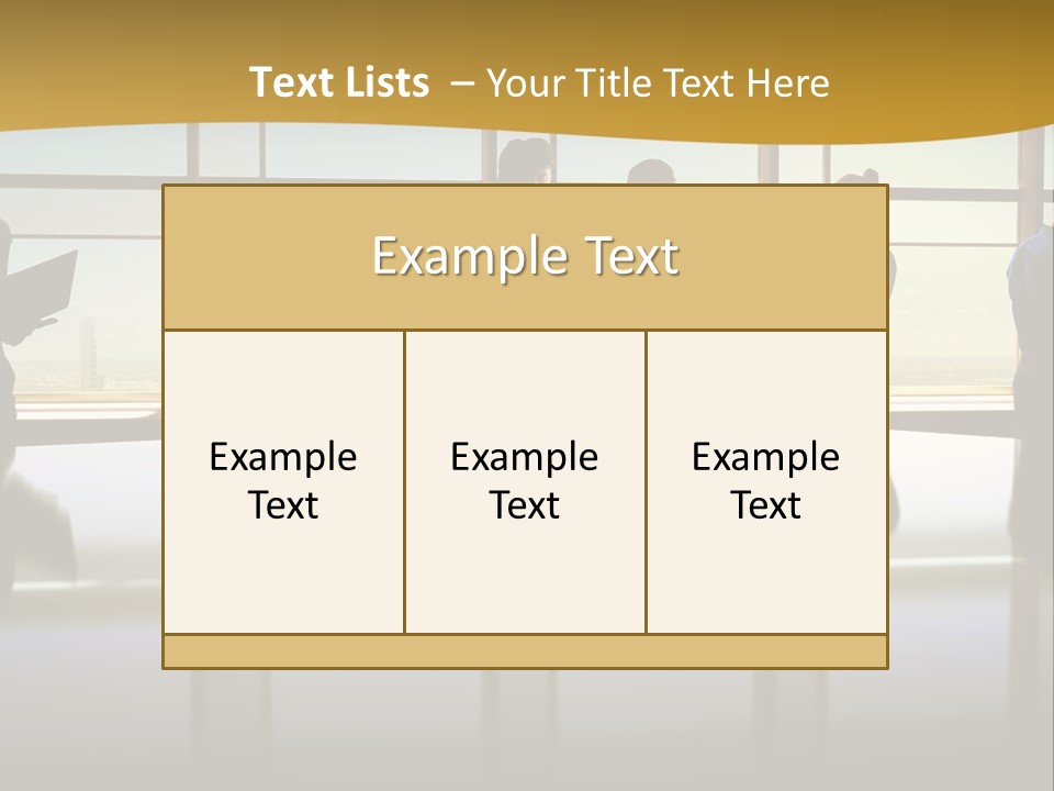 Staff Partnership Glass PowerPoint Template