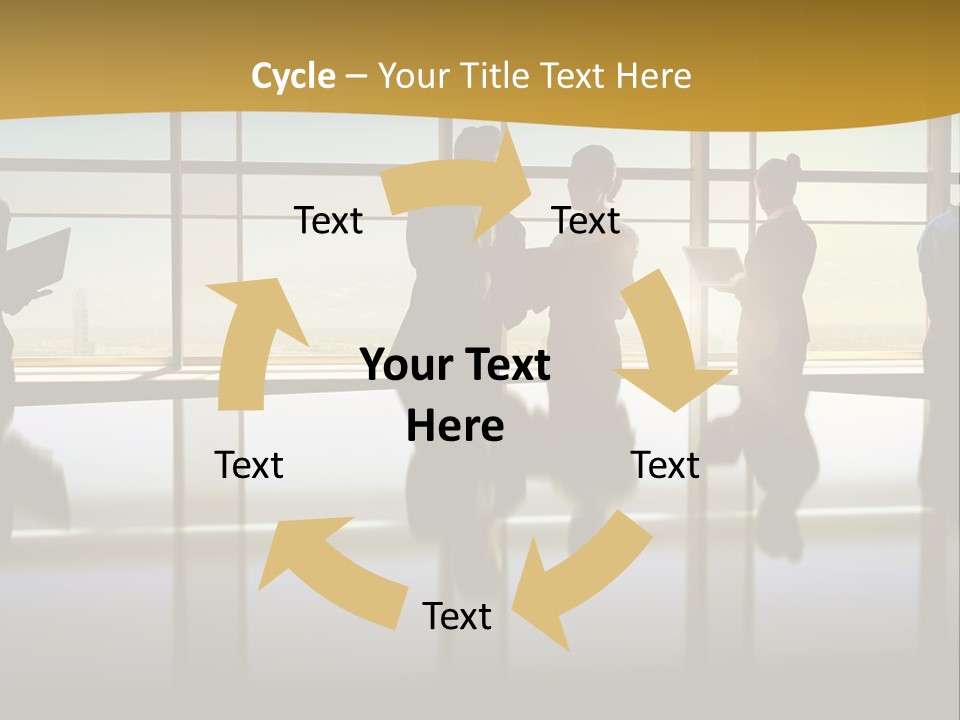 Staff Partnership Glass PowerPoint Template