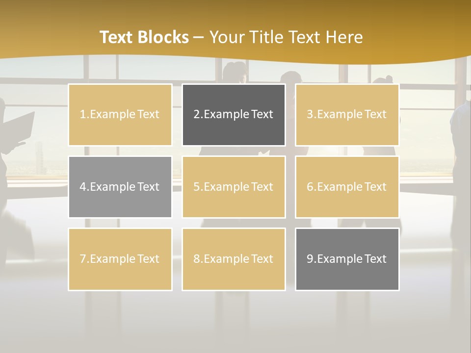 Staff Partnership Glass PowerPoint Template