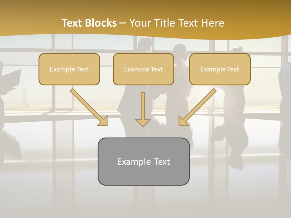 Staff Partnership Glass PowerPoint Template