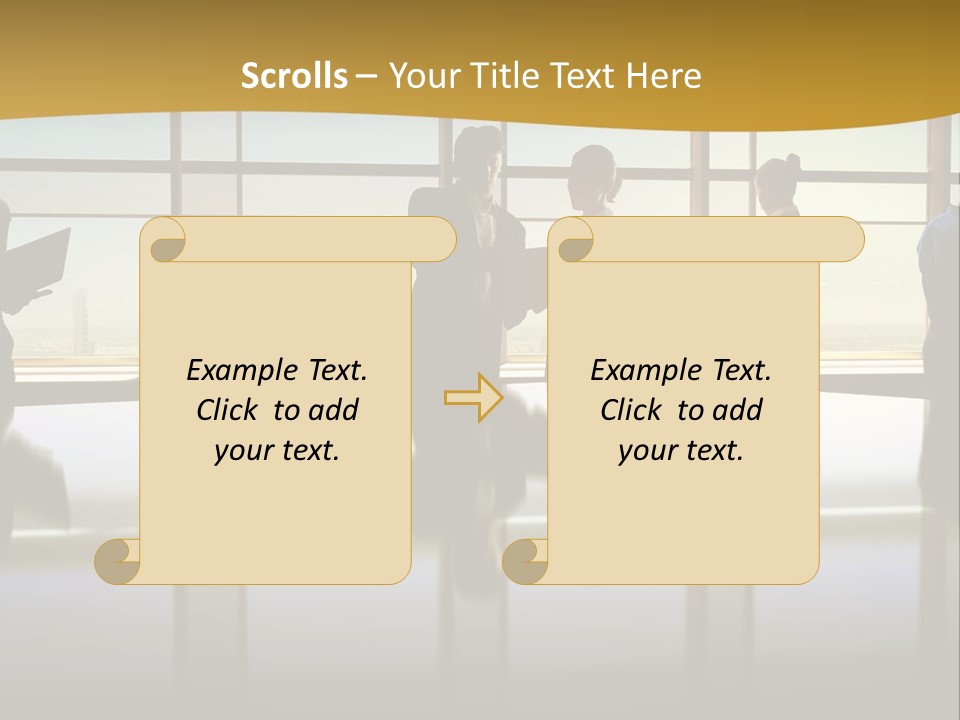 Staff Partnership Glass PowerPoint Template
