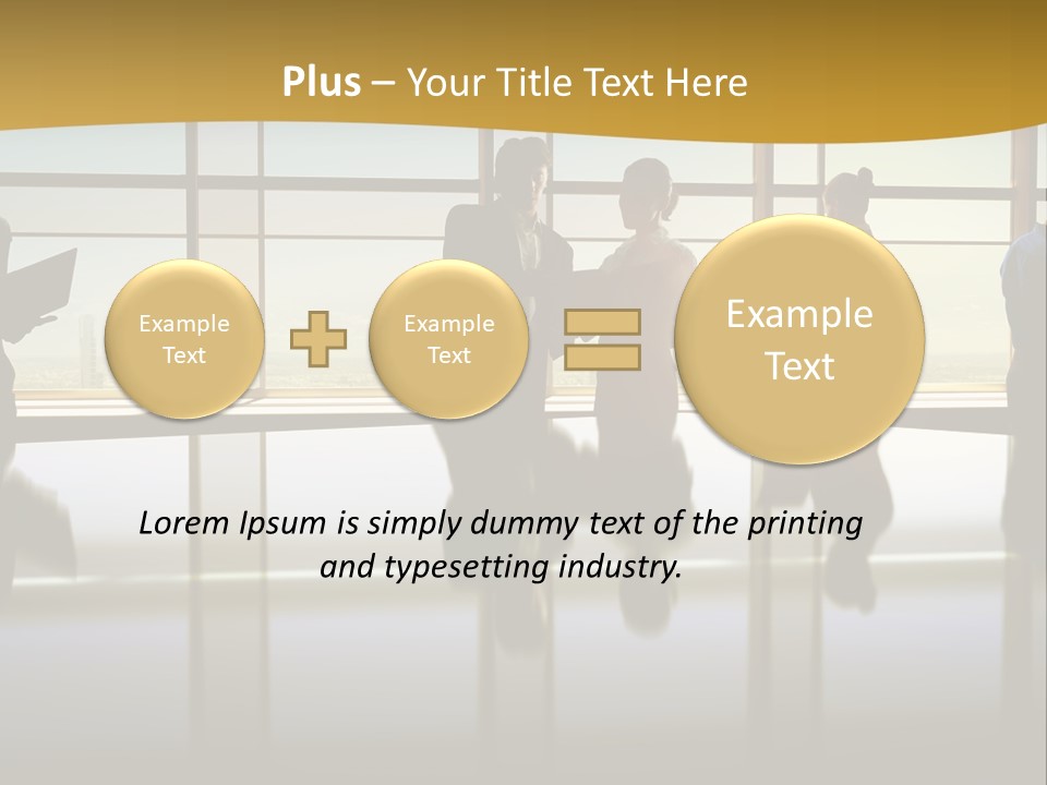 Staff Partnership Glass PowerPoint Template
