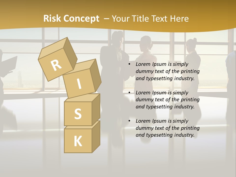 Staff Partnership Glass PowerPoint Template